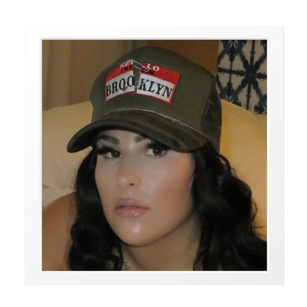 "Hello I'm From Brooklyn" Embroidered Trucker Hat