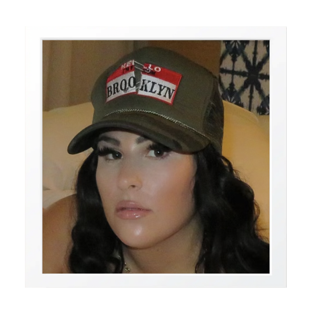 "Hello I'm From Brooklyn" Embroidered Trucker Hat