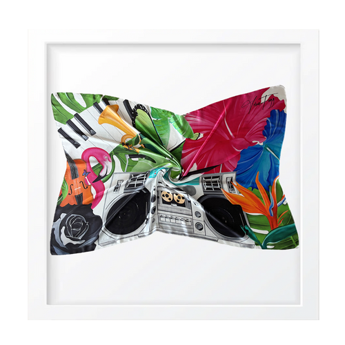 "Musical Paradise" Silk Scarf