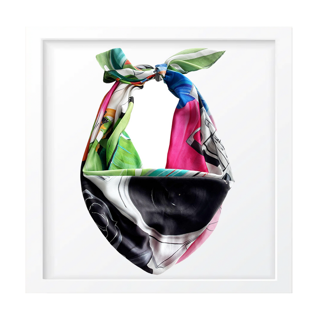 "Musical Paradise" Silk Scarf