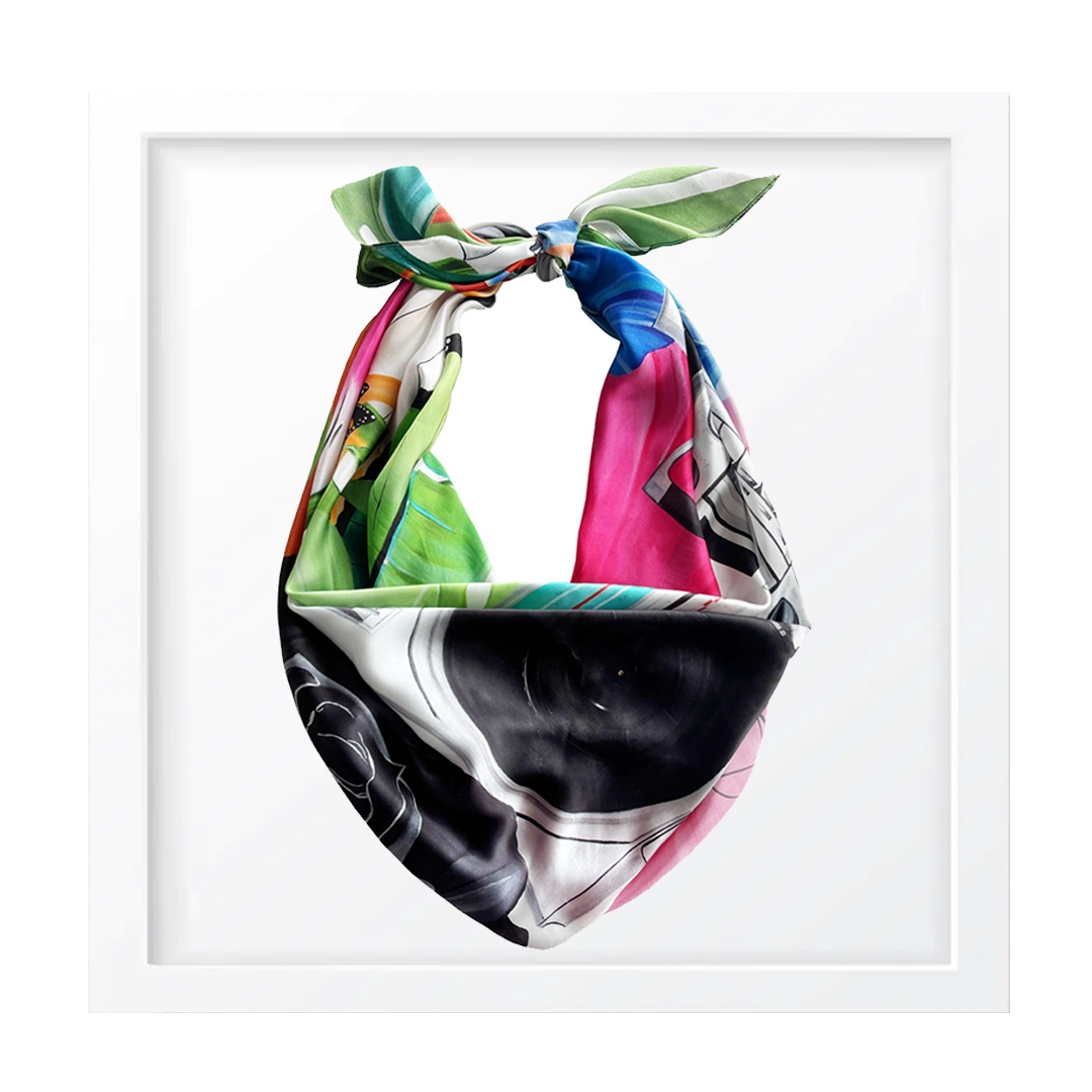 "Musical Paradise" Silk Scarf